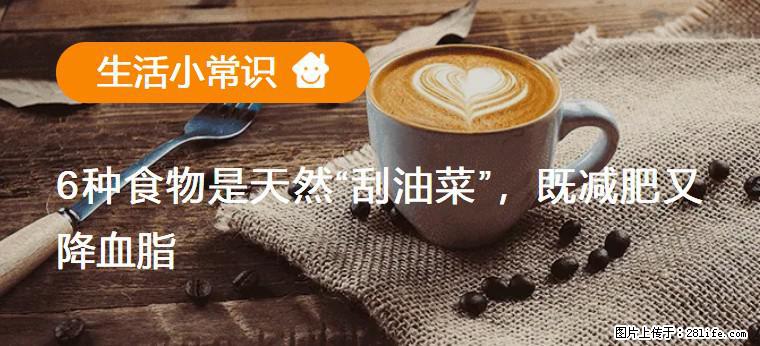 【生活小常识】6种食物是天然“刮油菜”，既减肥又降血脂 - 廊坊生活资讯 - 廊坊28生活网 lf.28life.com